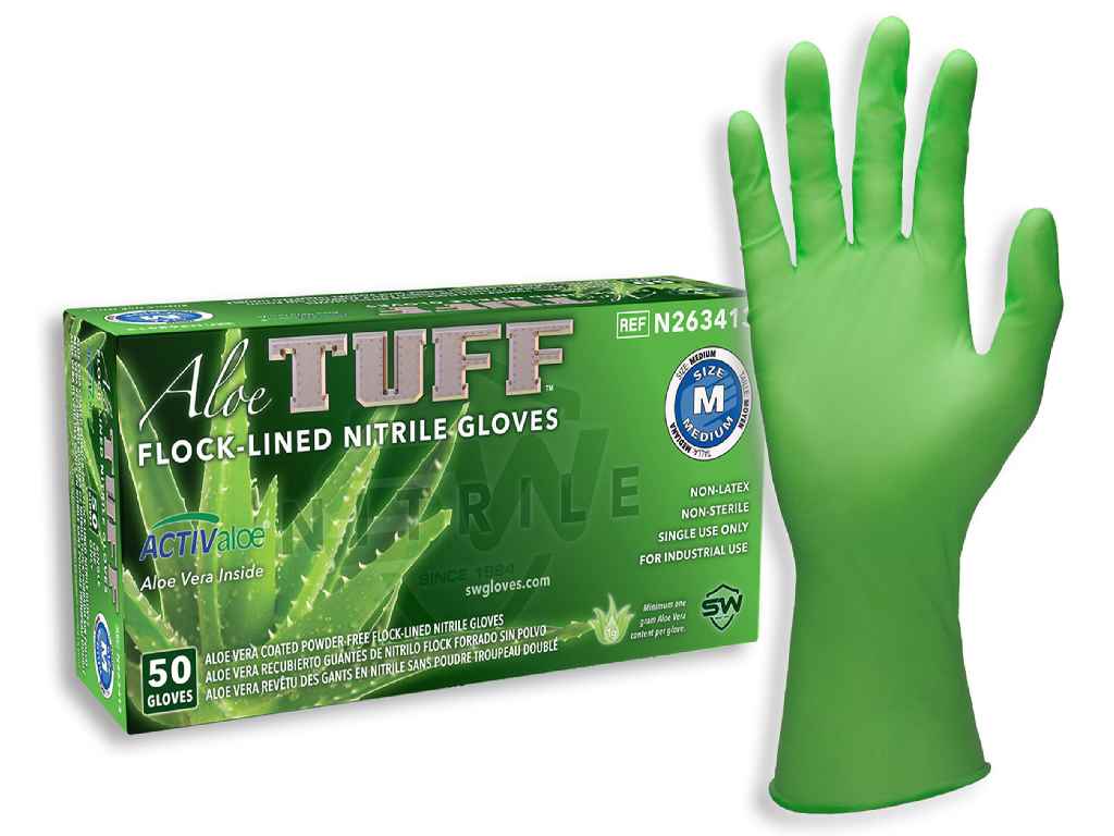Aloe vera nitrile gloves manufacturers in malaysia